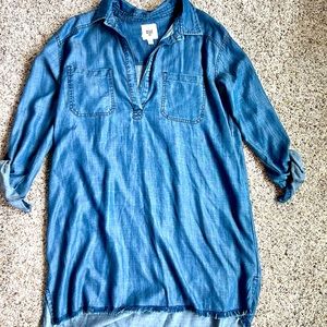 Billabong denim shirt dress. Size large. New no tags.